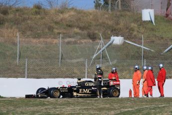 World © Octane Photographic Ltd. Lotus F1 Team E23 Hybrid – Pastor Maldonado. Thursday 19th February 2015, F1 Winter testing, Circuit de Catalunya, Barcelona, Spain, Day 1. Digital Ref : 1187LB1D5634