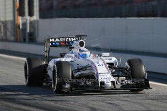 World © Octane Photographic Ltd. Lotus F1 Team E23 Hybrid – Pastor Maldonado. Thursday 19th February 2015, F1 Winter testing, Circuit de Catalunya, Barcelona, Spain, Day 1. Digital Ref : 1187LB1D5641