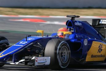 World © Octane Photographic Ltd. Sauber F1 Team C34-Ferrari – Felipe Nasr. Thursday 19th February 2015, F1 Winter testing, Circuit de Catalunya, Barcelona, Spain, Day 1. Digital Ref : 1187LB1D5769