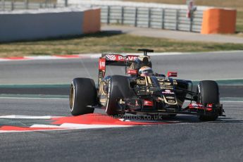 World © Octane Photographic Ltd. Lotus F1 Team E23 Hybrid – Pastor Maldonado. Thursday 19th February 2015, F1 Winter testing, Circuit de Catalunya, Barcelona, Spain, Day 1. Digital Ref :