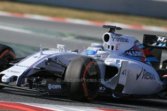 World © Octane Photographic Ltd. Williams Martini Racing FW37 – Susie Wolff. Thursday 19th February 2015, F1 Winter testing, Circuit de Catalunya, Barcelona, Spain, Day 1. Digital Ref: 1187LB1D5900