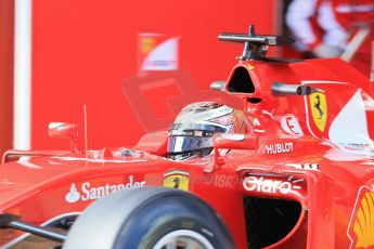 World © Octane Photographic Ltd. Scuderia Ferrari SF15-T – Kimi Raikkonen Thursday 19th February 2015, F1 Winter testing, Circuit de Catalunya, Barcelona, Spain, Day 1. Digital Ref: 1187LB1D5967