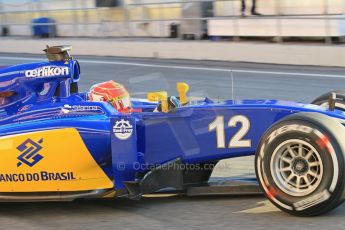 World © Octane Photographic Ltd. Sauber F1 Team C34-Ferrari – Felipe Nasr. Thursday 19th February 2015, F1 Winter testing, Circuit de Catalunya, Barcelona, Spain, Day 1. Digital Ref : 1187LW1L4827