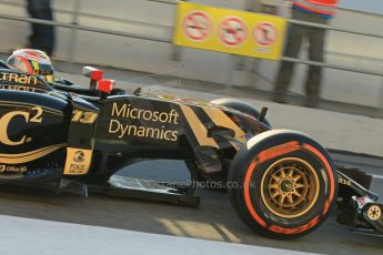 World © Octane Photographic Ltd. Lotus F1 Team E23 Hybrid – Pastor Maldonado. Thursday 19th February 2015, F1 Winter testing, Circuit de Catalunya, Barcelona, Spain, Day 1. Digital Ref : 1187LW1L4883
