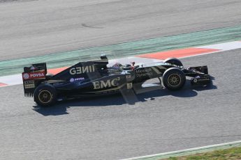 World © Octane Photographic Ltd. Lotus F1 Team E23 Hybrid – Pastor Maldonado. Thursday 19th February 2015, F1 Winter testing, Circuit de Catalunya, Barcelona, Spain, Day 1. Digital Ref : 1187LW1L5510