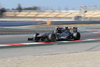 World © Octane Photographic Ltd. Sahara Force India VJM07 – Pascal Wehrlein. Thursday 19th February 2015, F1 Winter testing, Circuit de Catalunya, Barcelona, Spain, Day 1. Digital Ref : 1187LW1L5539