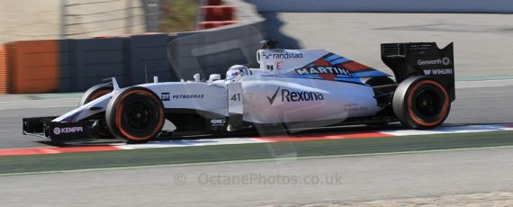 World © Octane Photographic Ltd. Williams Martini Racing FW37 – Susie Wolff. Thursday 19th February 2015, F1 Winter testing, Circuit de Catalunya, Barcelona, Spain, Day 1. Digital Ref: 1187LW1L5581