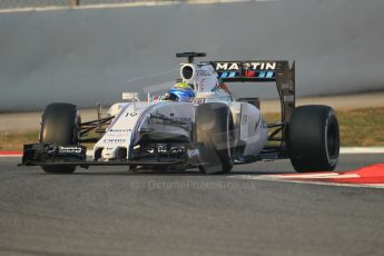 World © Octane Photographic Ltd. Williams Martini Racing FW37 – Felipe Massa Friday 20th February 2015, F1 Winter testing, Circuit de Barcelona Catalunya, Spain, Day 2. Digital Ref:1188CB1L5699
