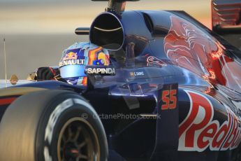 World © Octane Photographic Ltd. Scuderia Toro Rosso STR10 – Carlos Sainz Jnr. Friday 20th February 2015, F1 Winter testing, Circuit de Barcelona Catalunya, Spain, Day 2. Digital Ref: 1188CB1L5796