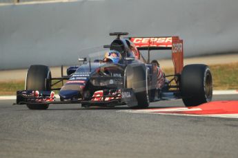 World © Octane Photographic Ltd. Scuderia Toro Rosso STR10 – Carlos Sainz Jnr. Friday 20th February 2015, F1 Winter testing, Circuit de Barcelona Catalunya, Spain, Day 2. Digital Ref: 1188CB1L5844
