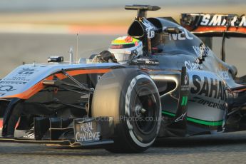World © Octane Photographic Ltd. Sahara Force India VJM07 – Sergio Perez. Friday 20th February 2015, F1 Winter testing, Circuit de Barcelona Catalunya, Spain, Day 2. Digital Ref :1188CB1L5863