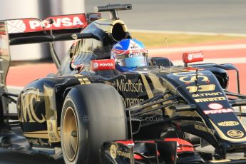 World © Octane Photographic Ltd. Lotus F1 Team E23 Hybrid – Jolyon Palmer. Friday 20th February 2015, F1 Winter testing, Circuit de Barcelona Catalunya, Spain, Day 2. Digital Ref :1188CB1L6030