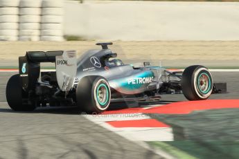 World © Octane Photographic Ltd. Mercedes AMG Petronas F1 W06 Hybrid – Nico Rosberg. Friday 20th February 2015, F1 Winter testing, Circuit de Barcelona Catalunya, Spain, Day 2. Digital Ref : 1188CB1L6080