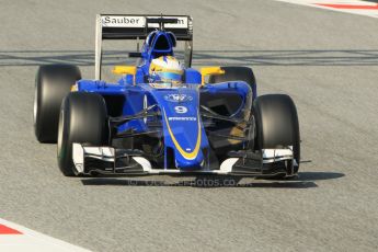 World © Octane Photographic Ltd. Sauber F1 Team C34-Ferrari – Marcus Ericsson. Friday 20th February 2015, F1 Winter testing, Circuit de Barcelona Catalunya, Spain, Day 2. Digital Ref : 1188CB1L6157