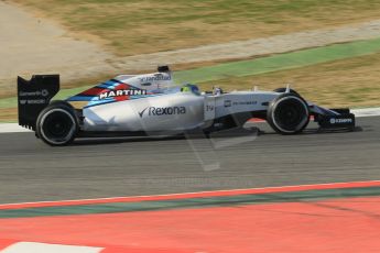 World © Octane Photographic Ltd. Williams Martini Racing FW37 – Felipe Massa Friday 20th February 2015, F1 Winter testing, Circuit de Barcelona Catalunya, Spain, Day 2. Digital Ref: 1188CB1L6313
