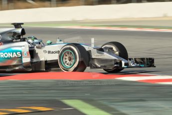 World © Octane Photographic Ltd. Mercedes AMG Petronas F1 W06 Hybrid – Nico Rosberg. Friday 20th February 2015, F1 Winter testing, Circuit de Barcelona Catalunya, Spain, Day 2. Digital Ref : 1188CB1L6407