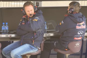 World © Octane Photographic Ltd. Infiniti Red Bull Racing - Christian Horner. Friday 20th February 2015, F1 Winter testing, Circuit de Barcelona Catalunya, Spain, Day 2. Digital Ref : 1188CB1L6660