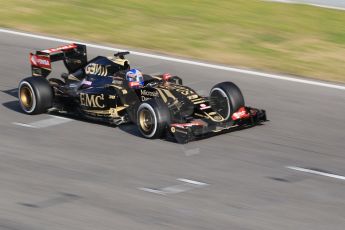 World © Octane Photographic Ltd. Lotus F1 Team E23 Hybrid – Jolyon Palmer. Friday 20th February 2015, F1 Winter testing, Circuit de Barcelona Catalunya, Spain, Day 2. Digital Ref :1188CB1L6710