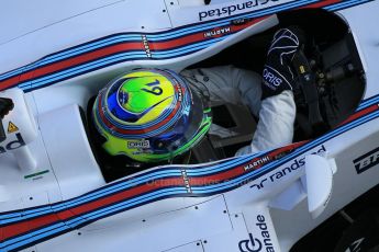 World © Octane Photographic Ltd. Williams Martini Racing FW37 – Felipe Massa Friday 20th February 2015, F1 Winter testing, Circuit de Barcelona Catalunya, Spain, Day 2. Digital Ref:1188CB1L6784