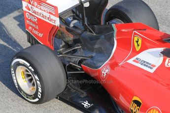 World © Octane Photographic Ltd. Scuderia Ferrari SF15-T – Kimi Raikkonen. Friday 20th February 2015, F1 Winter testing, Circuit de Barcelona Catalunya, Spain, Day 2. Digital Ref: 1188CB1L6809