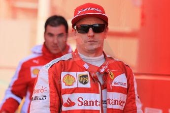 World © Octane Photographic Ltd. Scuderia Ferrari SF15-T – Kimi Raikkonen. Friday 20th February 2015, F1 Winter testing, Circuit de Barcelona Catalunya, Spain, Day 2. Digital Ref: 1188CB1L6843