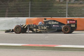 World © Octane Photographic Ltd. Lotus F1 Team E23 Hybrid – Jolyon Palmer. Friday 20th February 2015, F1 Winter testing, Circuit de Barcelona Catalunya, Spain, Day 2. Digital Ref :1188CB7L1722