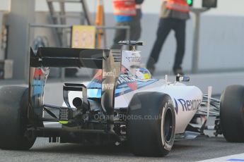 World © Octane Photographic Ltd. Williams Martini Racing FW37 –Valtteri Bottas. Friday 20th February 2015, F1 Winter testing, Circuit de Catalunya, Barcelona, Spain, Day 2. Digital Ref: 1188LB1D6243