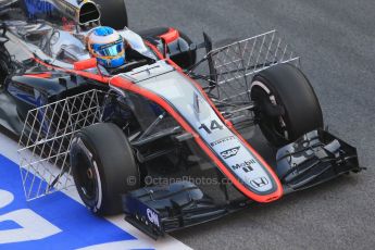 World © Octane Photographic Ltd. McLaren Honda MP4/30 - Jenson Button. Friday 20th February 2015, F1 Winter testing, Circuit de Catalunya, Barcelona, Spain, Day 2. Digital Ref: 1188LB1D6378
