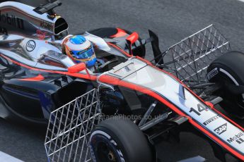 World © Octane Photographic Ltd. McLaren Honda MP4/30 - Jenson Button. Friday 20th February 2015, F1 Winter testing, Circuit de Catalunya, Barcelona, Spain, Day 2. Digital Ref: 1188LB1D6573
