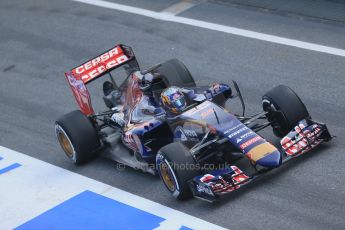 World © Octane Photographic Ltd. Scuderia Toro Rosso STR10 – Carlos Sainz Jnr. Friday 20th February 2015, F1 Winter testing, Circuit de Catalunya, Barcelona, Spain, Day 2. Digital Ref: 1188LB1D6602