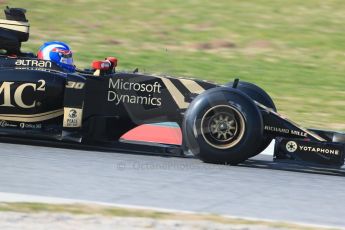 World © Octane Photographic Ltd. Lotus F1 Team E23 Hybrid – Jolyon Palmer. Friday 20th February 2015, F1 Winter testing, Circuit de Catalunya, Barcelona, Spain, Day 2. Digital Ref : 1188LB1D6775