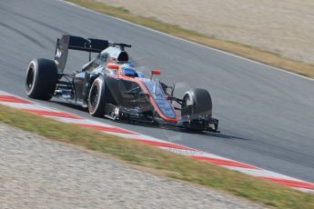World © Octane Photographic Ltd. McLaren Honda MP4/30 - Jenson Button. Friday 20th February 2015, F1 Winter testing, Circuit de Catalunya, Barcelona, Spain, Day 2. Digital Ref: 1188LB1D6781