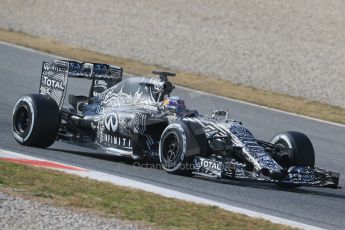 World © Octane Photographic Ltd. Infiniti Red Bull Racing RB11 – Daniel Ricciardo. Friday 20th February 2015, F1 Winter testing, Circuit de Catalunya, Barcelona, Spain, Day 2. Digital Ref : 1188LB1D6805