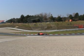 World © Octane Photographic Ltd. Scuderia Ferrari SF15-T – Kimi Raikkonen. Friday 20th February 2015, F1 Winter testing, Circuit de Catalunya, Barcelona, Spain, Day 2. Digital Ref: 1188LB1D6924