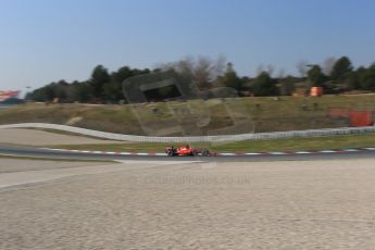 World © Octane Photographic Ltd. Scuderia Ferrari SF15-T – Kimi Raikkonen. Friday 20th February 2015, F1 Winter testing, Circuit de Catalunya, Barcelona, Spain, Day 2. Digital Ref: 1188LB1D6924
