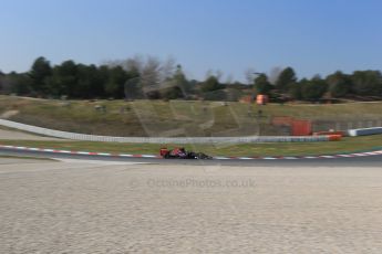 World © Octane Photographic Ltd. Scuderia Toro Rosso STR10 – Carlos Sainz Jnr. Friday 20th February 2015, F1 Winter testing, Circuit de Catalunya, Barcelona, Spain, Day 2. Digital Ref: 1188LB1D6944