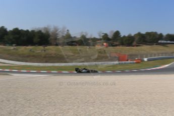 World © Octane Photographic Ltd. Sahara Force India VJM07 – Sergio Perez. Friday 20th February 2015, F1 Winter testing, Circuit de Catalunya, Barcelona, Spain, Day 2. Digital Ref : 1188LB1D6979