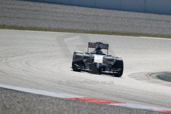 World © Octane Photographic Ltd. Sahara Force India VJM07 – Sergio Perez. Friday 20th February 2015, F1 Winter testing, Circuit de Catalunya, Barcelona, Spain, Day 2. Digital Ref : 1188LB1D7044