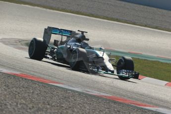 World © Octane Photographic Ltd. Mercedes AMG Petronas F1 W06 Hybrid – Nico Rosberg. Friday 20th February 2015, F1 Winter testing, Circuit de Catalunya, Barcelona, Spain, Day 2. Digital Ref : 1188LB1D7113