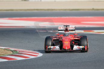 World © Octane Photographic Ltd. Scuderia Ferrari SF15-T – Kimi Raikkonen. Friday 20th February 2015, F1 Winter testing, Circuit de Catalunya, Barcelona, Spain, Day 2. Digital Ref: 1188LB1D7369