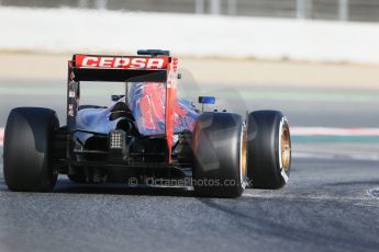 World © Octane Photographic Ltd. Scuderia Toro Rosso STR10 – Carlos Sainz Jnr. Friday 20th February 2015, F1 Winter testing, Circuit de Catalunya, Barcelona, Spain, Day 2. Digital Ref: 1188LB1D7479