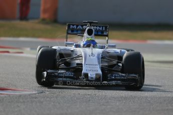 World © Octane Photographic Ltd. Williams Martini Racing FW37 – Felipe Massa. Friday 20th February 2015, F1 Winter testing, Circuit de Catalunya, Barcelona, Spain, Day 2. Digital Ref: 1188LB1D7559