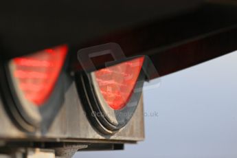 World © Octane Photographic Ltd. Red lights to show red flag. Friday 20th February 2015, F1 Winter testing, Circuit de Catalunya, Barcelona, Spain, Day 2. Digital Ref : 1188LB1D7598