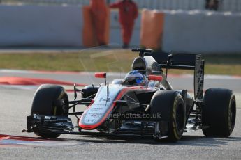 World © Octane Photographic Ltd. McLaren Honda MP4/30 - Jenson Button. Friday 20th February 2015, F1 Winter testing, Circuit de Catalunya, Barcelona, Spain, Day 2. Digital Ref: 1188LB1D7697