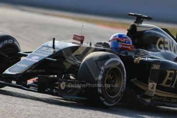 World © Octane Photographic Ltd. Lotus F1 Team E23 Hybrid – Jolyon Palmer. Friday 20th February 2015, F1 Winter testing, Circuit de Catalunya, Barcelona, Spain, Day 2. Digital Ref : 1188LB1D7746