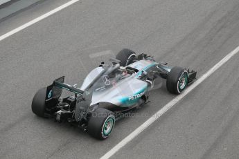 World © Octane Photographic Ltd. Mercedes AMG Petronas F1 W06 Hybrid – Lewis Hamilton. Saturday 21st February 2015, F1 Winter testing, Circuit de Barcelona Catalunya, Spain, Day 3. Digital Ref : 1190CB1L6890