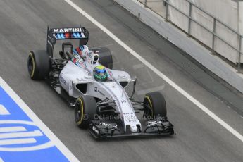 World © Octane Photographic Ltd. Williams Martini Racing FW37 – Felipe Massa. Saturday 21st February 2015, F1 Winter testing, Circuit de Barcelona Catalunya, Spain, Day 3. Digital Ref: 1190CB1L6935