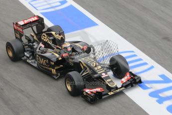 World © Octane Photographic Ltd. Lotus F1 Team E23 Hybrid – Pastor Maldonado. Saturday 21st February 2015, F1 Winter testing, Circuit de Barcelona Catalunya, Spain, Day 3. Digital Ref :1190CB1L7021