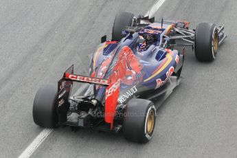 World © Octane Photographic Ltd. Scuderia Toro Rosso STR10 – Max Verstappen. Saturday 21st February 2015, F1 Winter testing, Circuit de Barcelona Catalunya, Spain, Day 3. Digital Ref: 1190CB1L7072