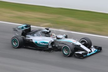 World © Octane Photographic Ltd. Mercedes AMG Petronas F1 W06 Hybrid – Lewis Hamilton. Saturday 21st February 2015, F1 Winter testing, Circuit de Barcelona Catalunya, Spain, Day 3. Digital Ref : 1190CB1L7080